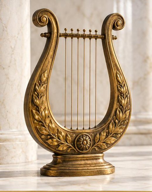 La lyre, cordes disciplinées
