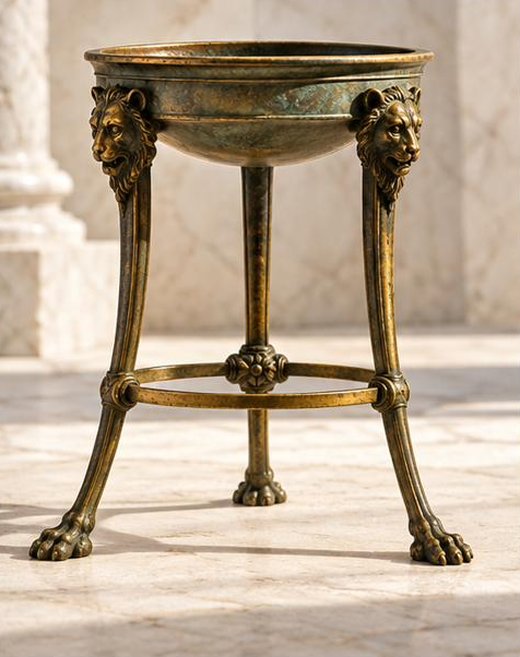 Trépied de bronze antique