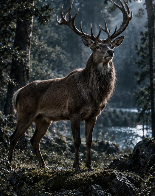 Cerf majestueux