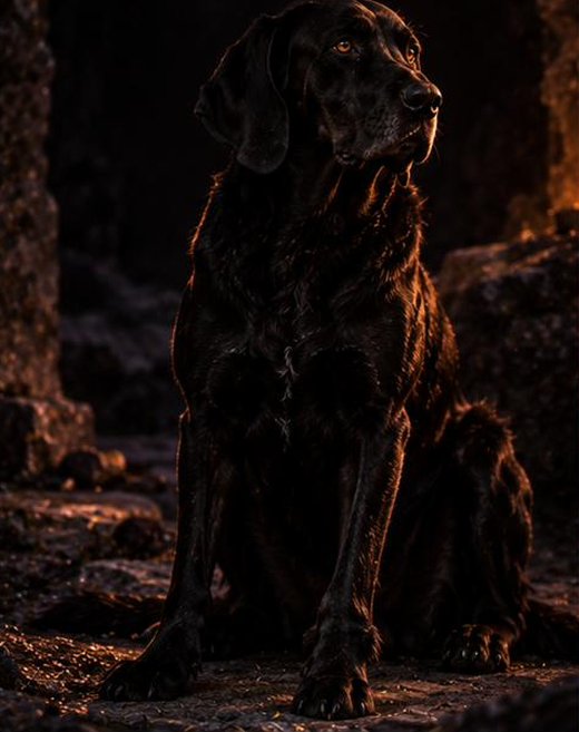 Chien noir
