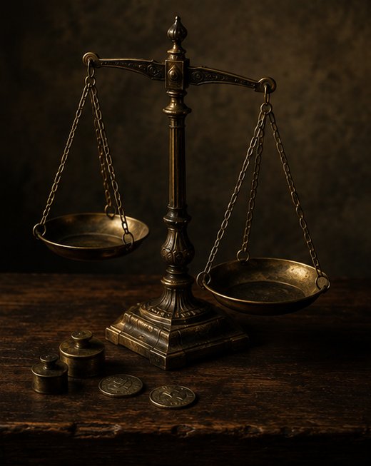 Balance de marchand antique