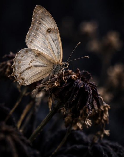 Papillon pâle