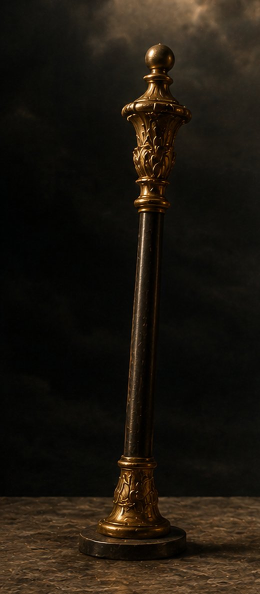 Le sceptre, l'autorité incarnée dans un objet